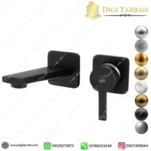 شیر روشویی توکار kwc مدل متیس مشکی