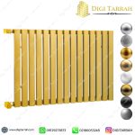 رادیاتور استیل دکوراتیو افقی پره عمودی