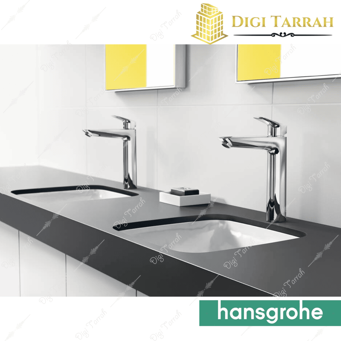 شیر روشویی 190 میلی متر هانس گروهه مدل logis