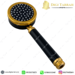 سردوش شاور دستی مشکی طلایی