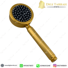 سردوش دستی طلایی مات