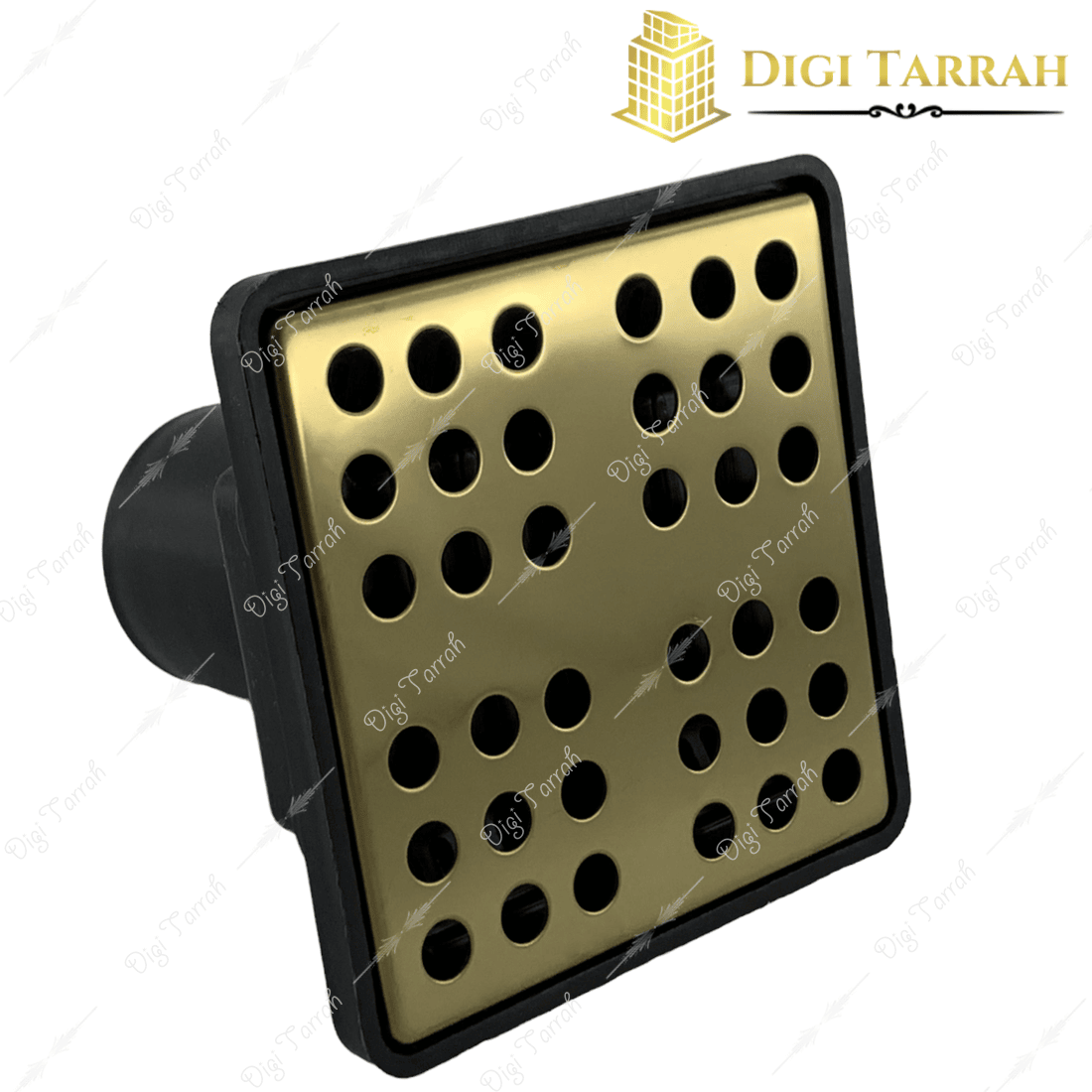 کفشور ABS پلاستیکی درب استیل طلایی