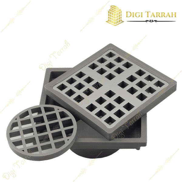 کفشور پارکینگی درب روکش استیل 15cm کد 27