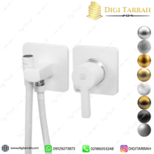 شیر توالت توکار kwc مدل متیس سفید