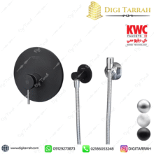 شیر توالت توکار kwc مدل زو مشکی