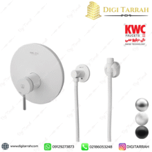 شیر توالت توکار kwc مدل زو سفید