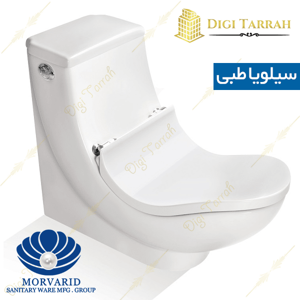 توالت فرنگی چینی مروارید مدل سیلویا