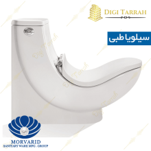 توالت فرنگی چینی مروارید مدل سیلویا