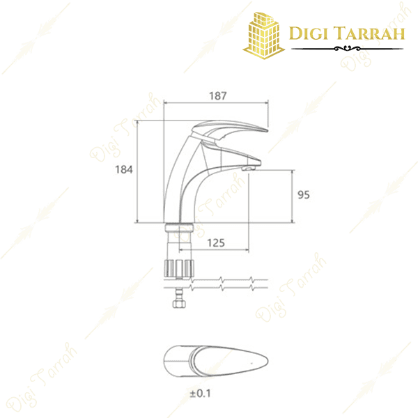 شیر روشویی شودر مدل سنیور شیرآلات شودر
