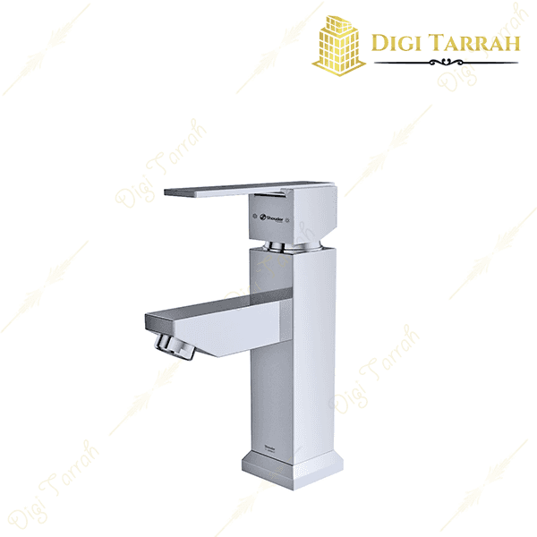 شیر روشویی شودر مدل شارپ رنگ کروم شیرآلات شودر