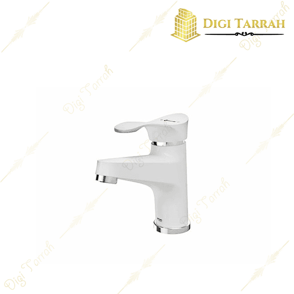 شیر روشویی شودر مدل لرد رنگ سفید کروم شیرآلات شودر