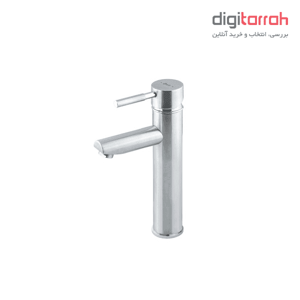 شیر روشویی متوسط شودر مدل موناکو پلاس استیل مات شیرآلات شودر