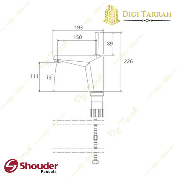 مشخصات شیر روشویی تیفانی شیرآلات شودر