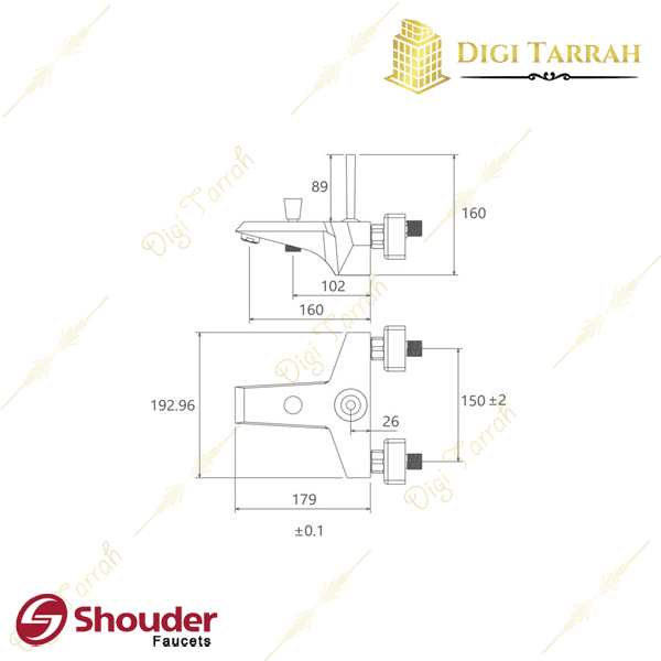 مشخصات شیر دوش تیفانی شیرآلات شودر