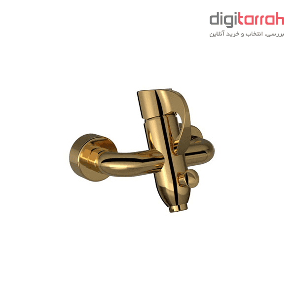 شیر دوش شودر مدل دانته طلایی براق شیرآلات شودر
