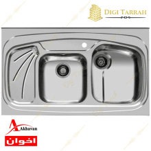 سینک ظرفشویی اخوان مدل فانتزی 144 روکار