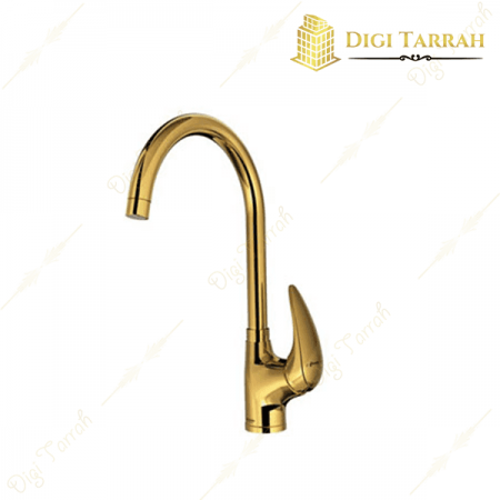 شیر ظرفشویی شودر مدل سنیور رنگ طلایی براق شیرآلات شودر