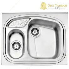 سینک ظرفشویی استیل البرز مدل فانتزی ۶۰۵ روکار