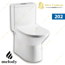 توالت فرنگی ملودی مدل سوپرسایفونیک 202