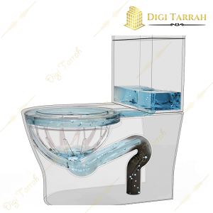 سیستم تخلیه واترجت waterjet توالت فرنگی