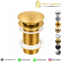 11495زیرآب فشاری روشویی طلایی مات برنجی