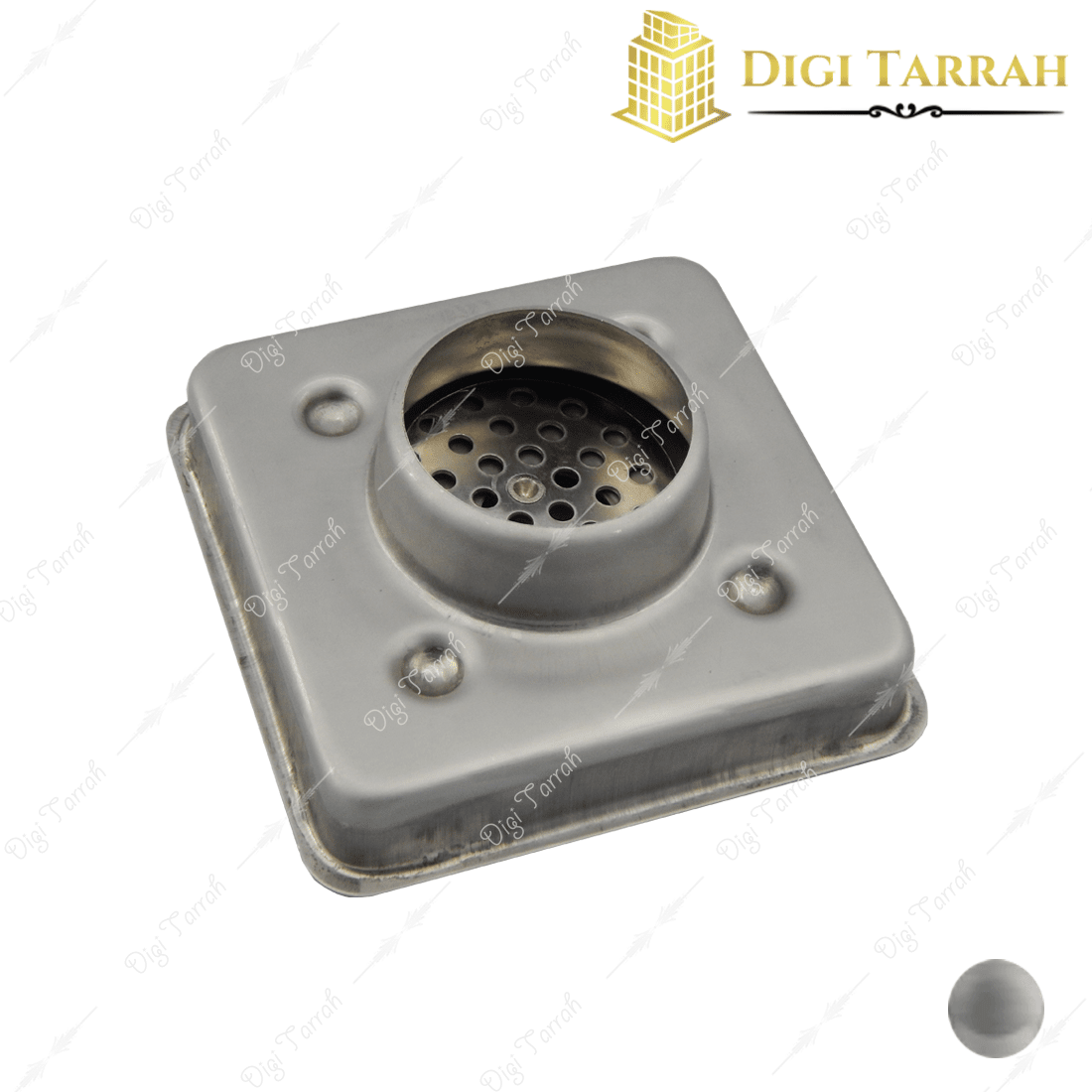 کفشور استیل سرامیک خور یا کاشی خور سایز 11 سانتی متر کد 24 نمای پشت