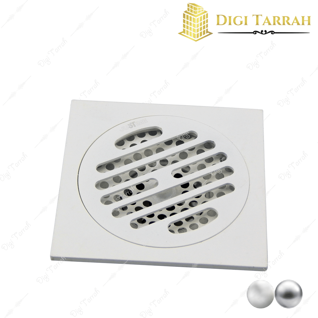 کفشور برنجی جاستایم سفید 10 * 10 سانتی متری کد 21